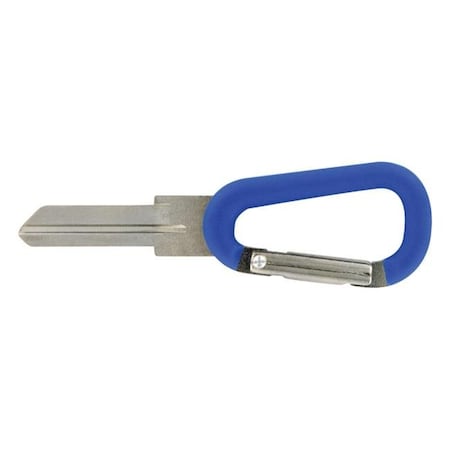 Hillman Hillman 5933429 Clip Key House & Padlock Blank Double Sided Universal Key - Blue; Pack of 6 5933429